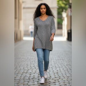 Attention - EC - Black and White Knit Sweater